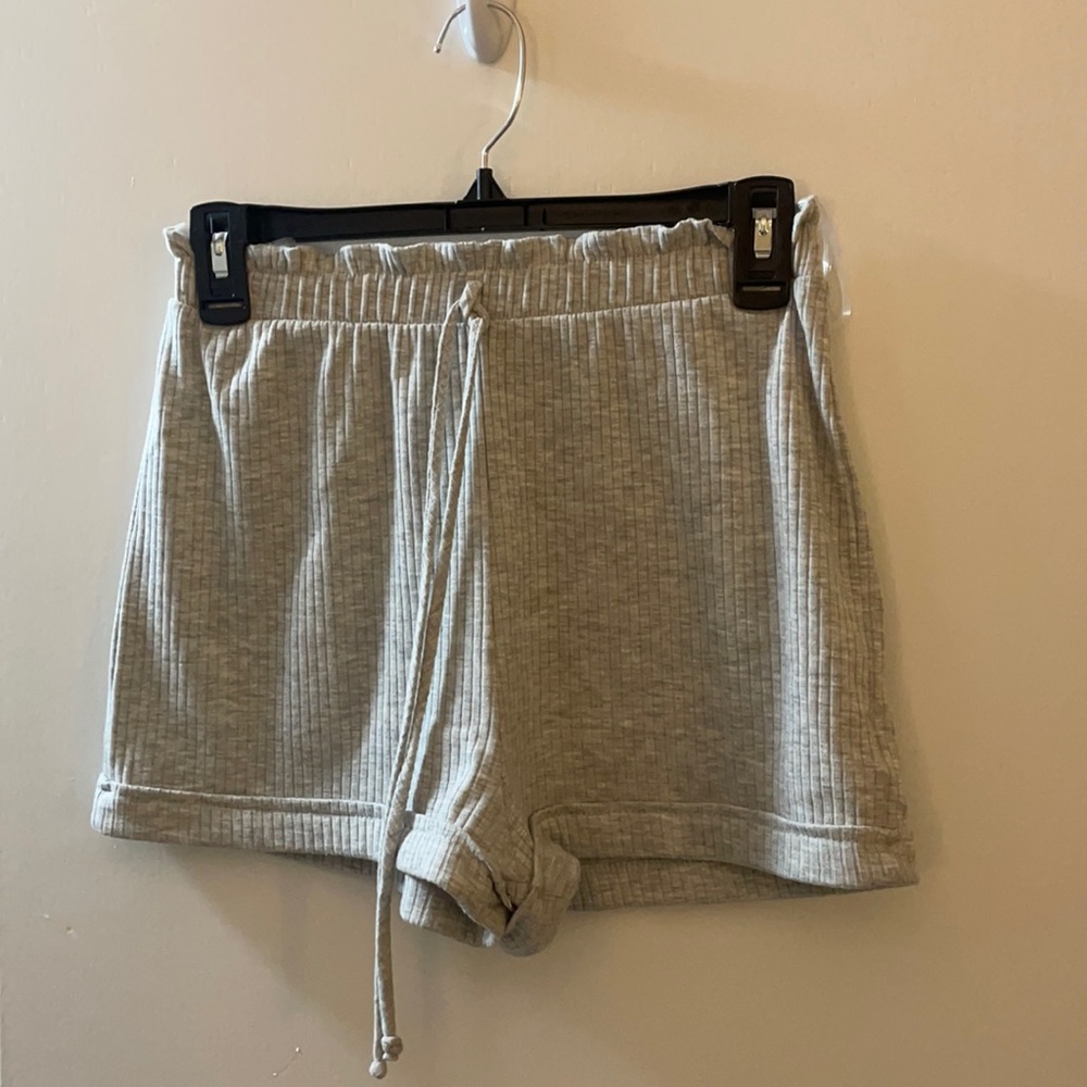 Blue blush grey shorts